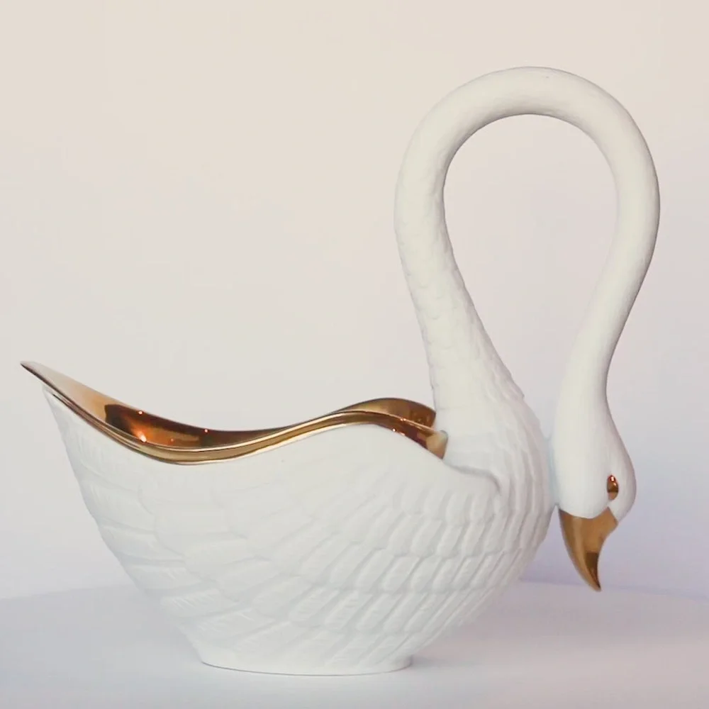 Swan Bowl - Medium - White - Picture 14 of 15